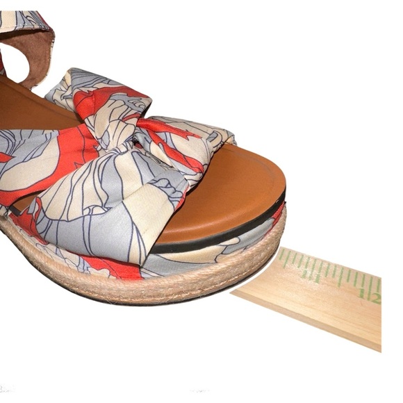 Naturalizer Platform Floral Sandals Size 9 - Picture 7 of 12